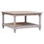 Solid Wood Four Leg Coffee Table with Storage