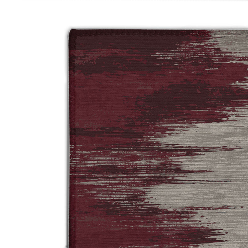 Tapis intérieur et extérieur gris Watercolor, Rectangulaire 2 pi x 3 pi