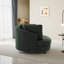 Fauteuil demi-tonneau surdimensionné de 70,1 po de largeur, fauteuil rond moderne avec coussins-1966846376