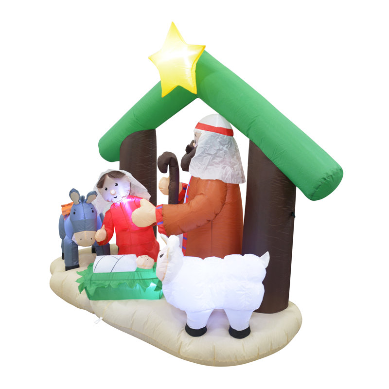 Crèche de Noël gonflable