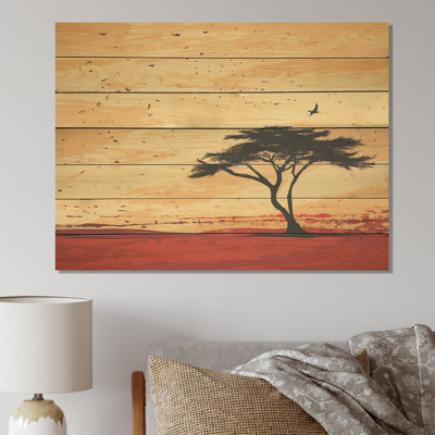 Arbre africain Harmony I - Arbre africain sur bois