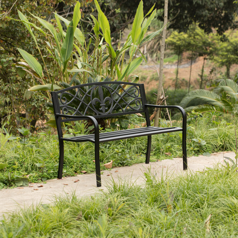 Barty Metal Outdoor Bench