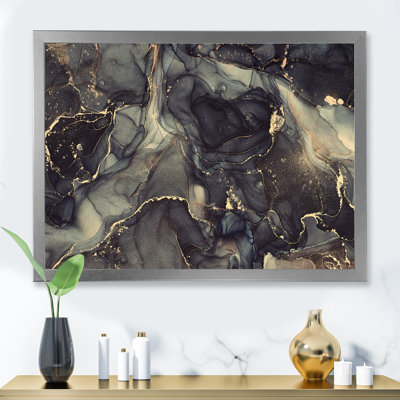 «Black Gold Infusion», reproduction d'art sur toile