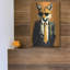 «Fox in a suit» par Andreas Magnusson, art mural en métal-1335781416