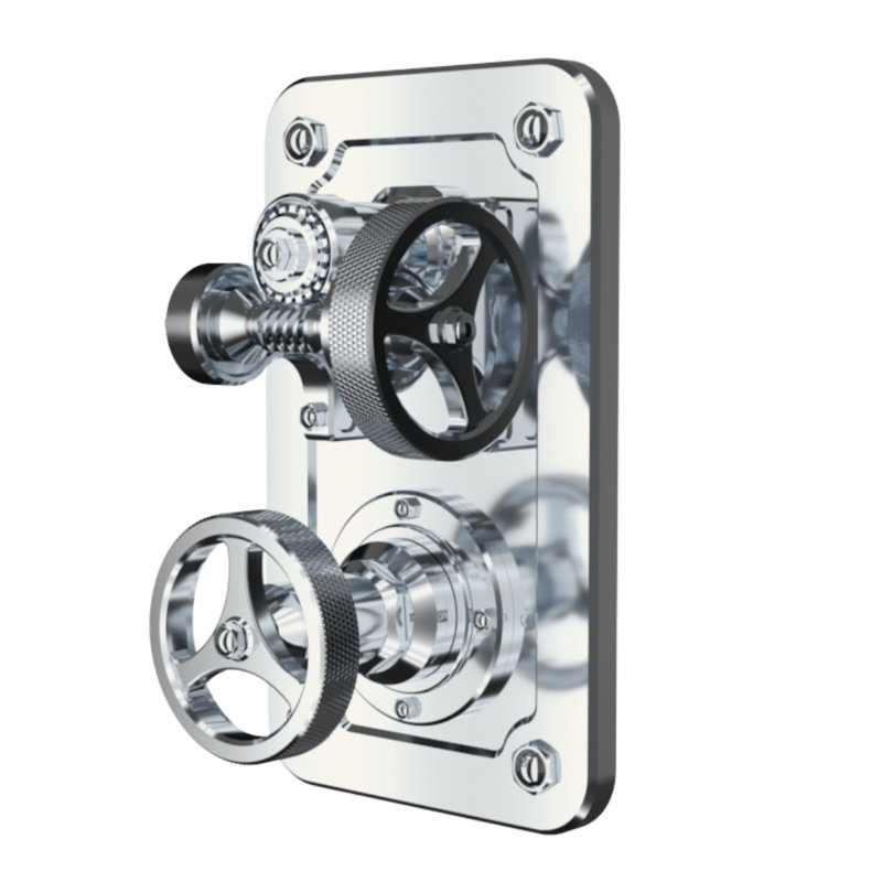 Argonaut Thermostatic Shower Trim w/ Volume Control, Chrome