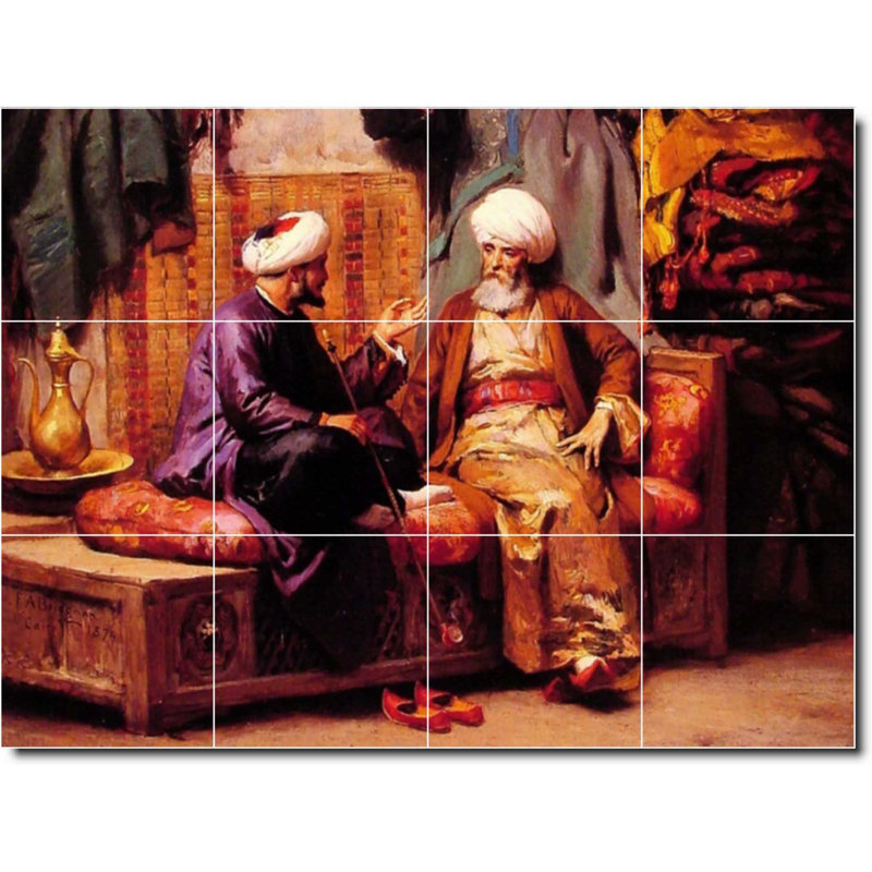Carreau de céramique décorative 36 po x 24 po 6 po x 6 po, Femme 01130