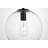 Rincon 1-Light Adjustable Globe Pendant with Hand Blown Glass-1029506774