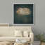 Œuvre de décoration murale pastel vert pastel bleu marine abstrait ciel moderne et minimaliste relaxant IRS37-98126400-98126402