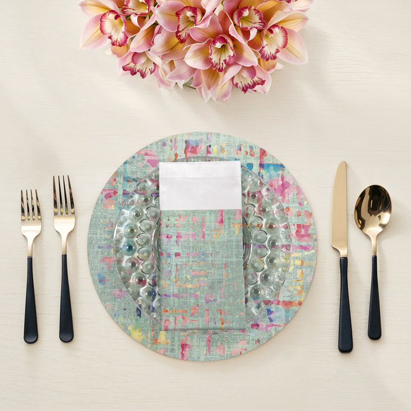 Coco Cotton Sateen Dinner Napkins, Mint