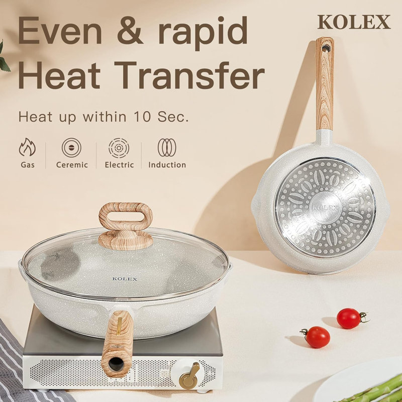 9 - Piece Non-Stick Aluminum Cookware Set