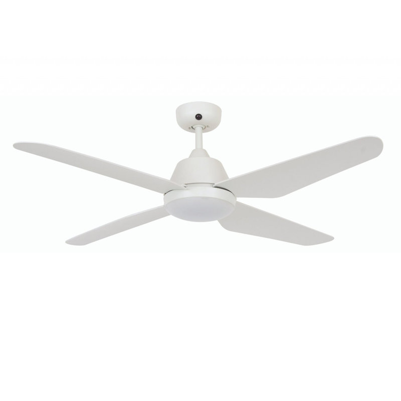 Alberte 122cm Ceiling Fan with LED Lights, White