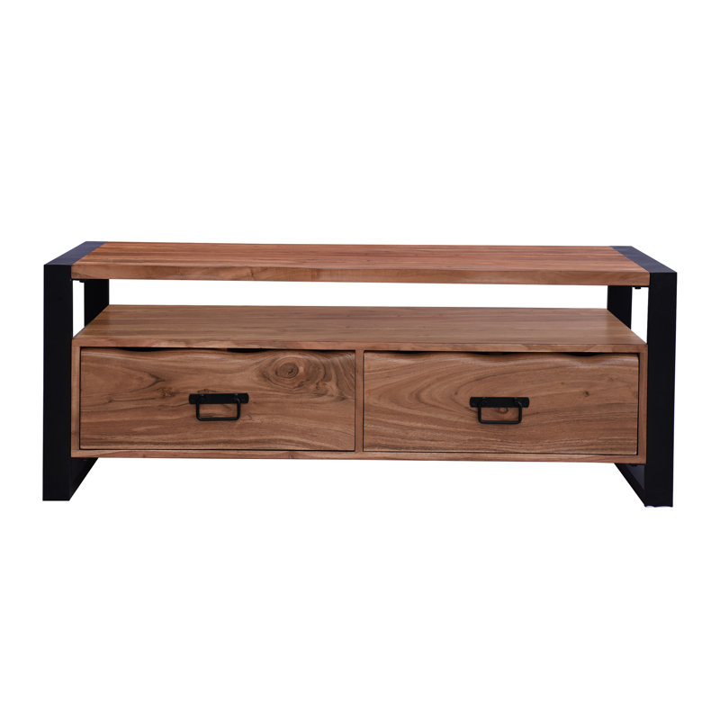 Table basse avec rangement de style traîneau