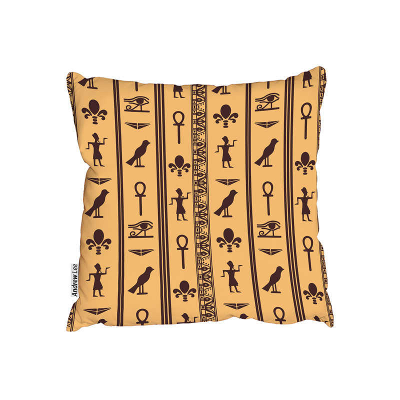 Egyptian Eye of Horus Cushion Cover, 45cm x 45cm