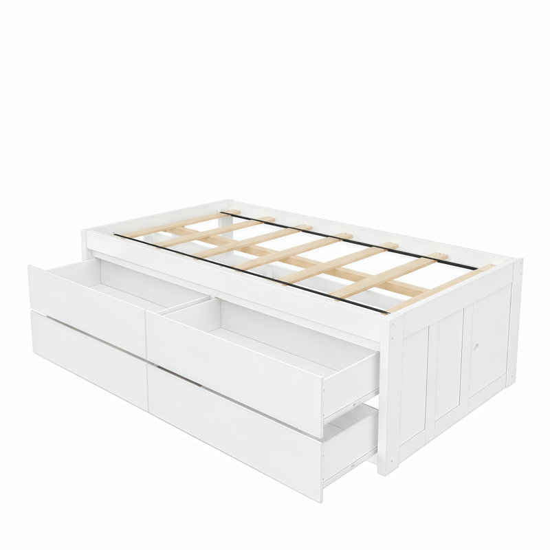 Lit de capitaine double, Blanc