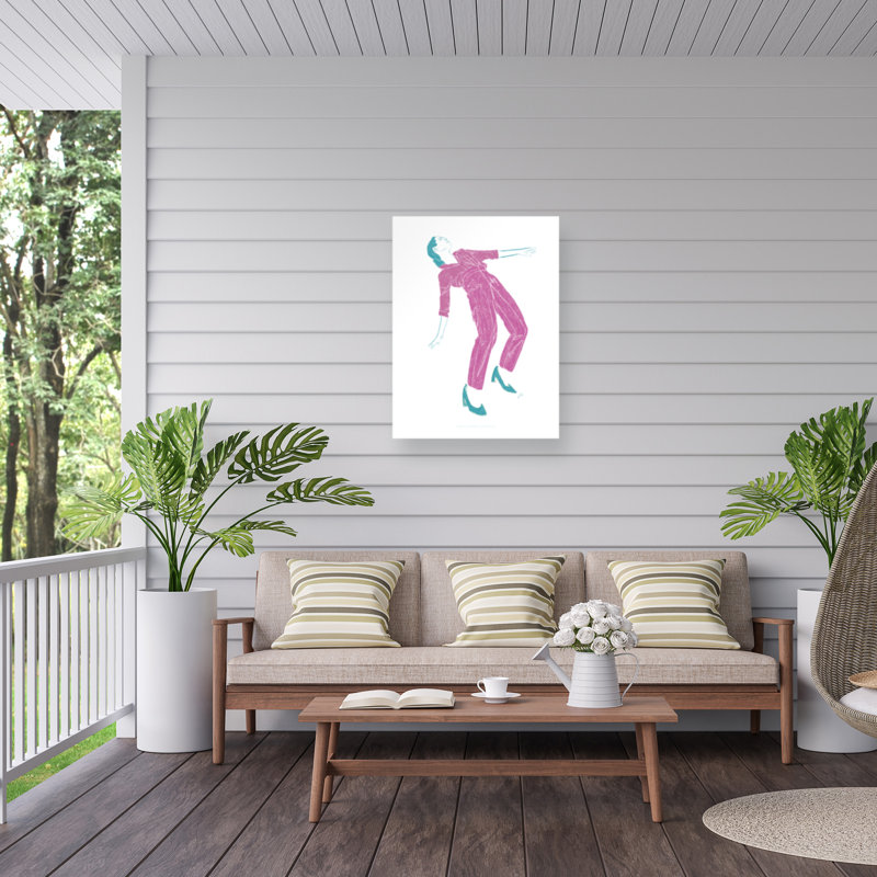 Jenny Liz Rome Jlr Dancing13 Outdoor  Canvas, H 14 po x l 19 po