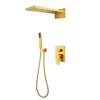 Système de douche complet avec valve brute