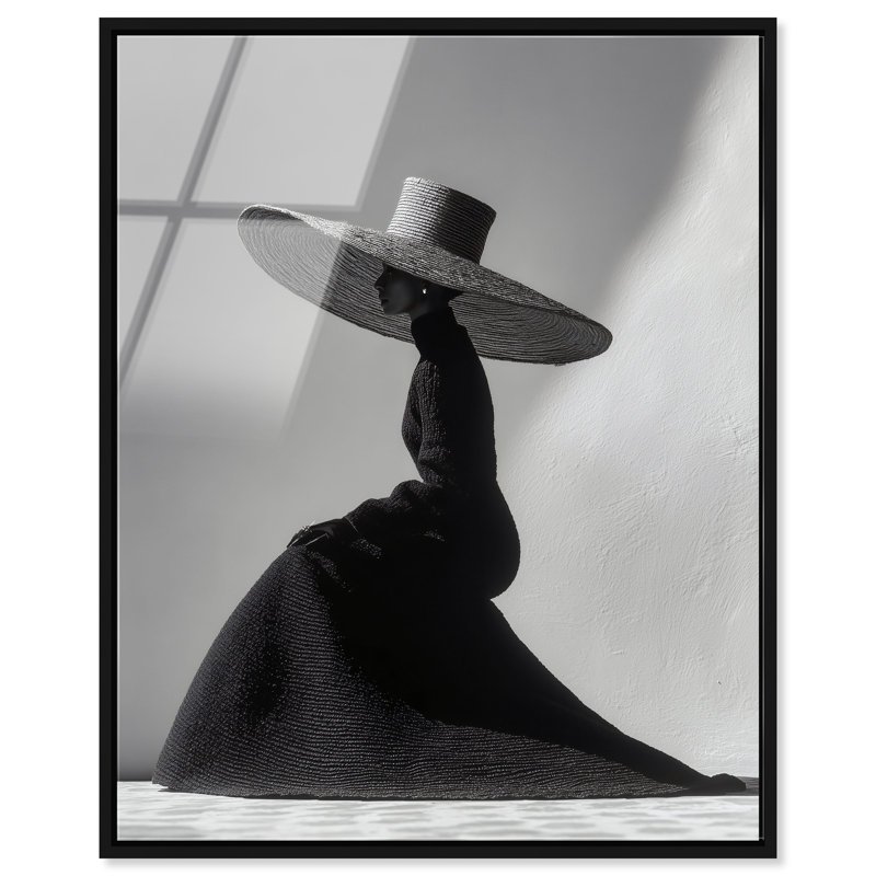 Monumental Modesty I High-Gloss Frameless Acrylic Glass Wall Art Fashion Print by Oliver Gal, Ready to Hang, 16 x 20