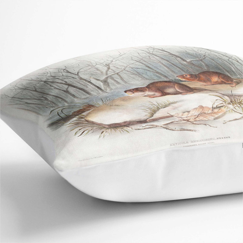 Square Cushion, 40cm H x 40cm W x 15cm D, White