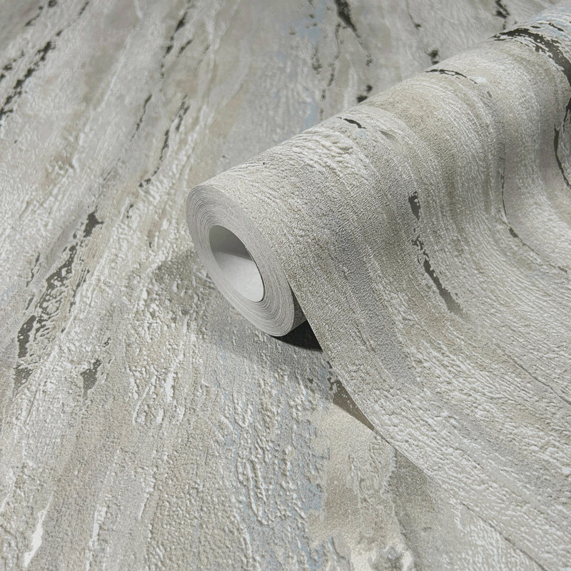 City Romance Industrial Wallpaper, Beige Grey