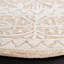 Pezanetti Geometric Handmade Tufted Wool Orange/Ivory Area Rug-368535158