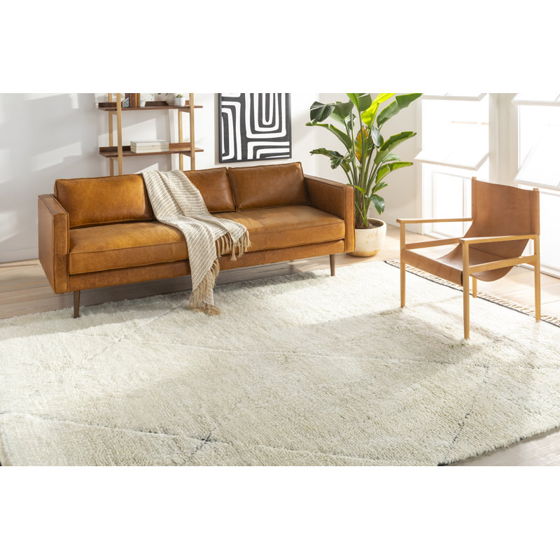 Wool Geometric Indoor Rug, Rectangle 8' x 10'
