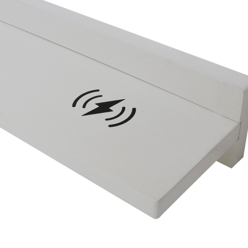 Floating Shelf, 3" H x 35" W x 5" D, White