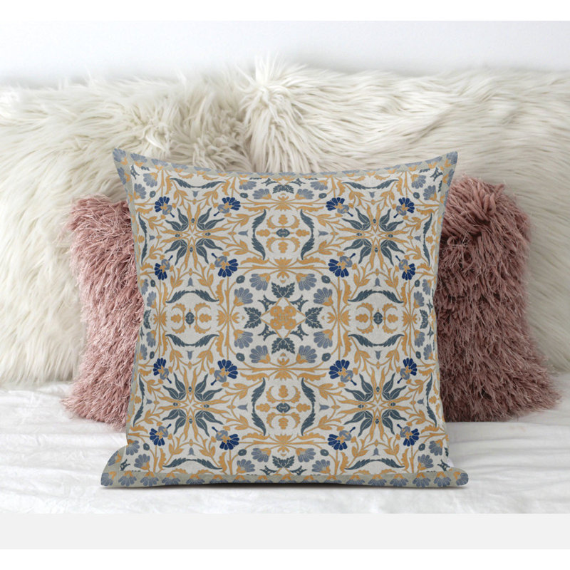  Coussin Paisley, Suédine cousue soufflée à motif cachemire vert
