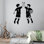 Autocollant mural de joueur de football - autocollant mural de nom personnalisé pour chambre à coucher ou salle de jeu, décoration en vinyle thème sportif, durable et amovible, bon cadeau pour les jeunes sportifs DS-17
