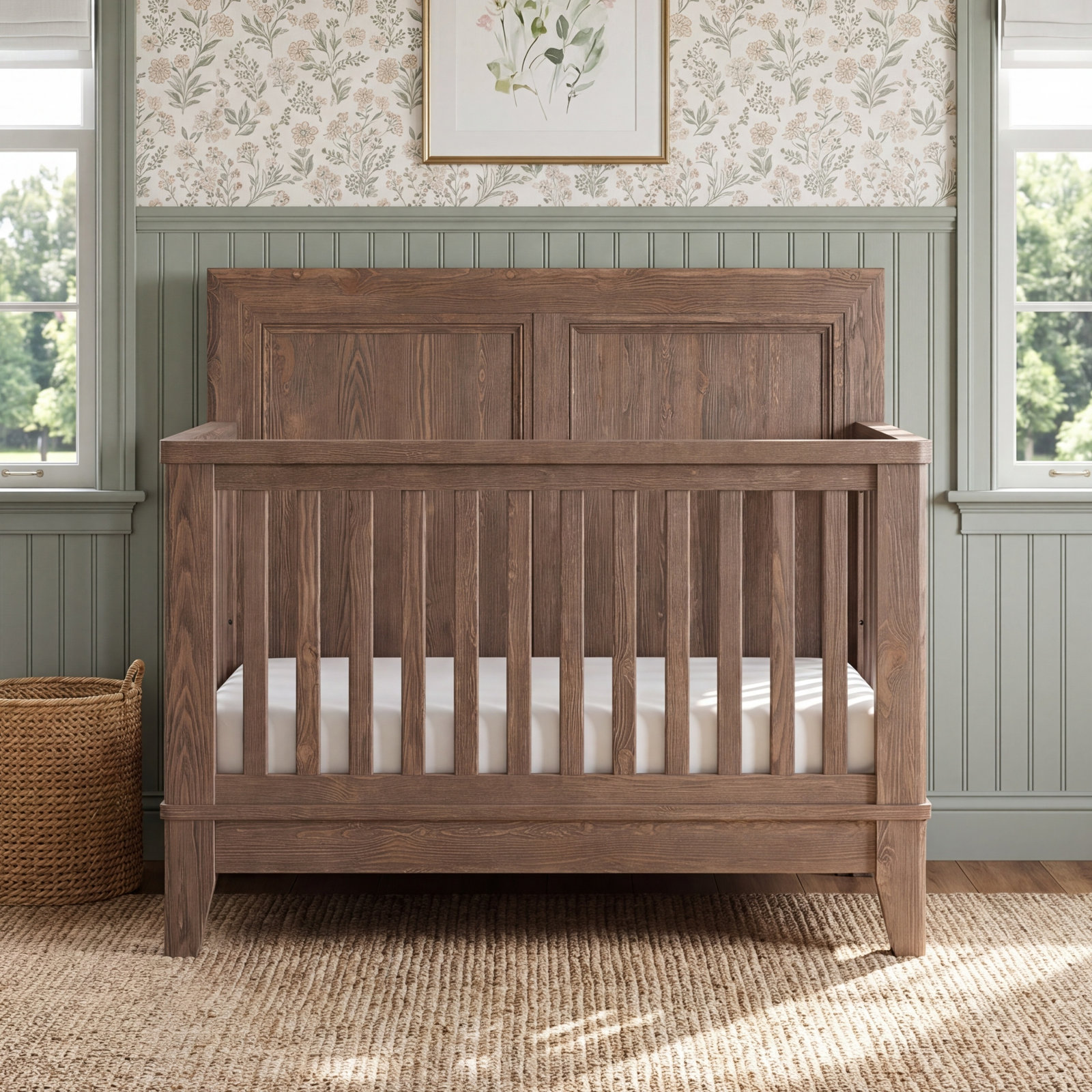 Jemma Convertible Crib, Harvest Brown