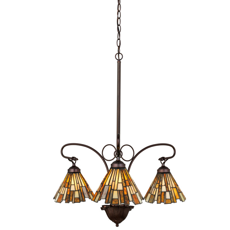 Lustre classique / traditionnel à 3 lumières Weissman