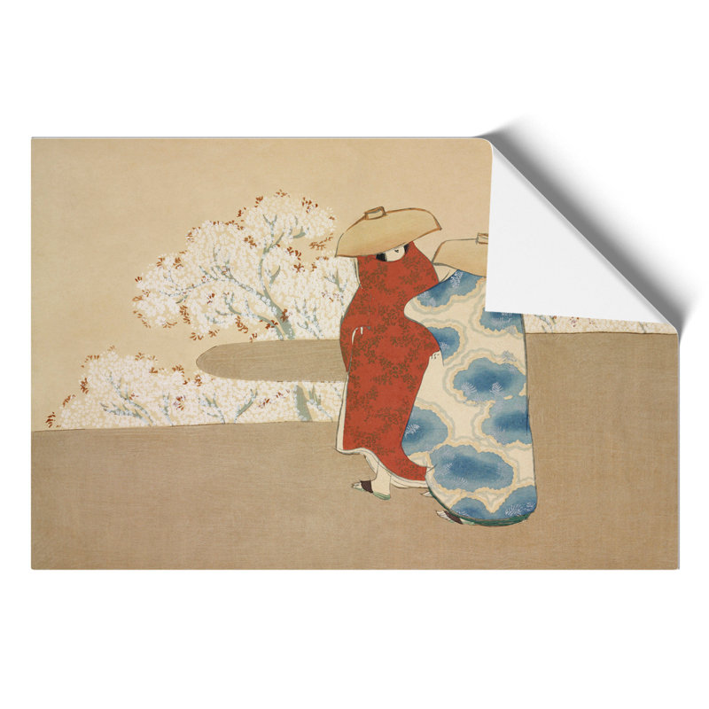 Hanami Season by Kamisaka Sekka - Frameless Print, 21cm H x 30cm W x 0.1cm D