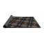 Tapis décoratif géométrique noir-1070666609