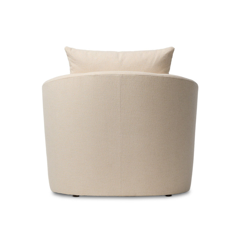 Farrah Chaise Lounge, Crypton Wayfarer Snow Polyester