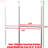 Adjustable Closet Hanging Rod, Chrome