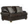 Aeryona 79" Italian Leather Match Loveseat with 2 Included Accent Pillows
