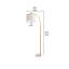 Lampe sur pied arquée 65 po