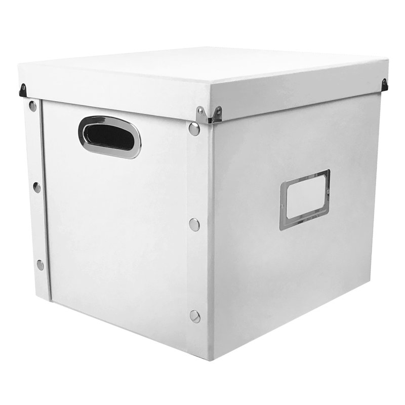 Ensemble de boîtes en plastique Rebrilliant, Blanc