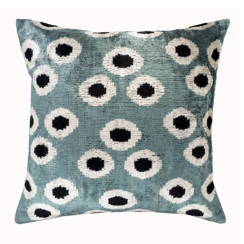 Ikat Silk Pillow Cover