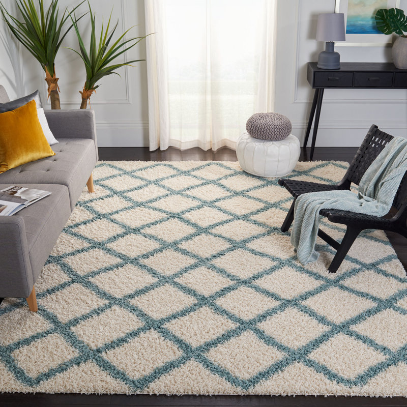 Skyleen Shag Performance Geometric Rug, 5'1" x 7'6"