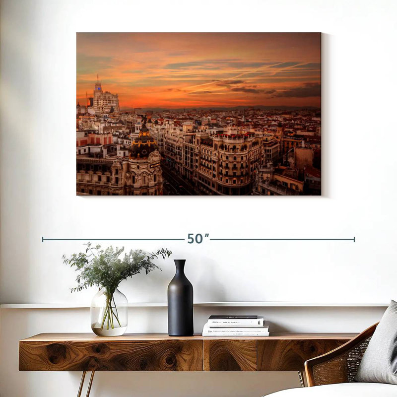 Sireci Madrid Sunset, 26" H x 39" W