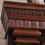 Foyer autoportant en bois massif Nut-Brown