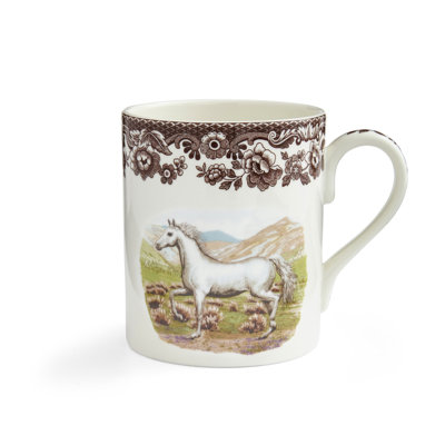 Spode Woodland Horses Mug 16 Oz Arabian Horse