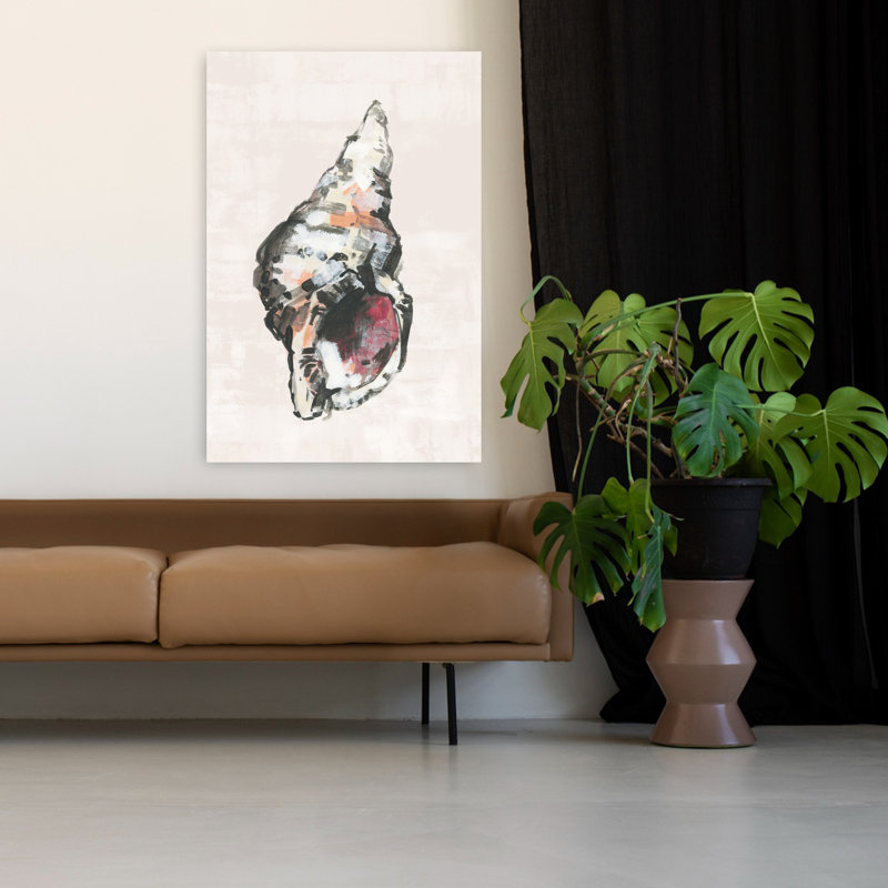 Art contemporain, art abstrait poisson côtier, H 48 po x l 32 po