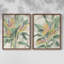 Carte Flora I - impression encadrée de qualité supérieure - prête à être accrochée - aucun clou requis - aucun clou requis-1892886876-1892886878