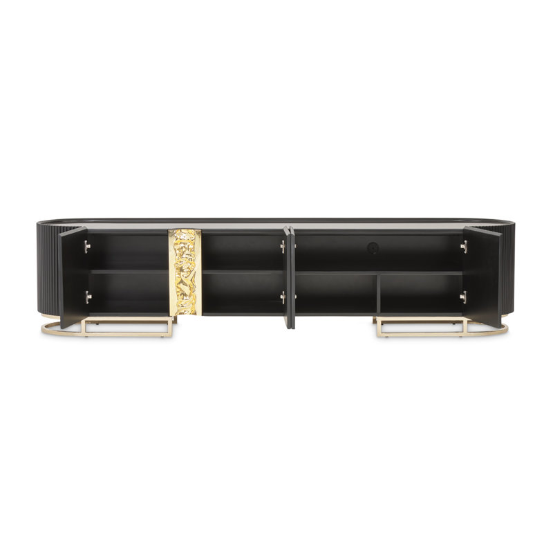 Lisbon Media Console, Matte Black