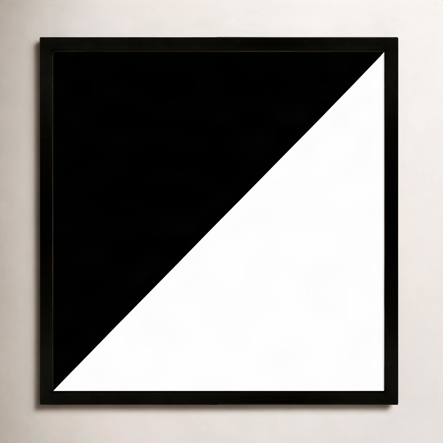 Half Framed Graphic Art Print, Black Framed, 24" H x 24" W