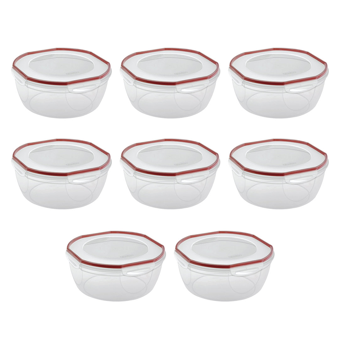 8 Container Food Storage Set (Set of 8) Sterilite