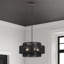 Lustre suspendu noir 5 lumières Asllan-122725133-122725136