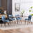 Upholstered Dining Chairs Faux Leather Side Chair With Metal Frame-2123006437