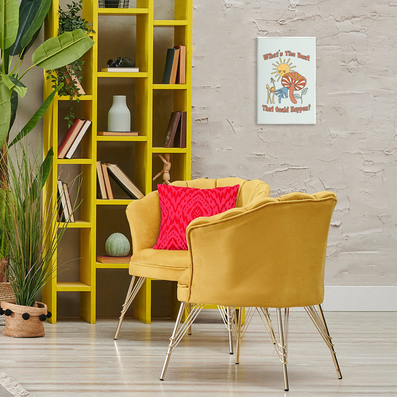 Art de plaque murale Positivité avec vibrations par JJ Design House, LLC., H 15 po x l 10 po